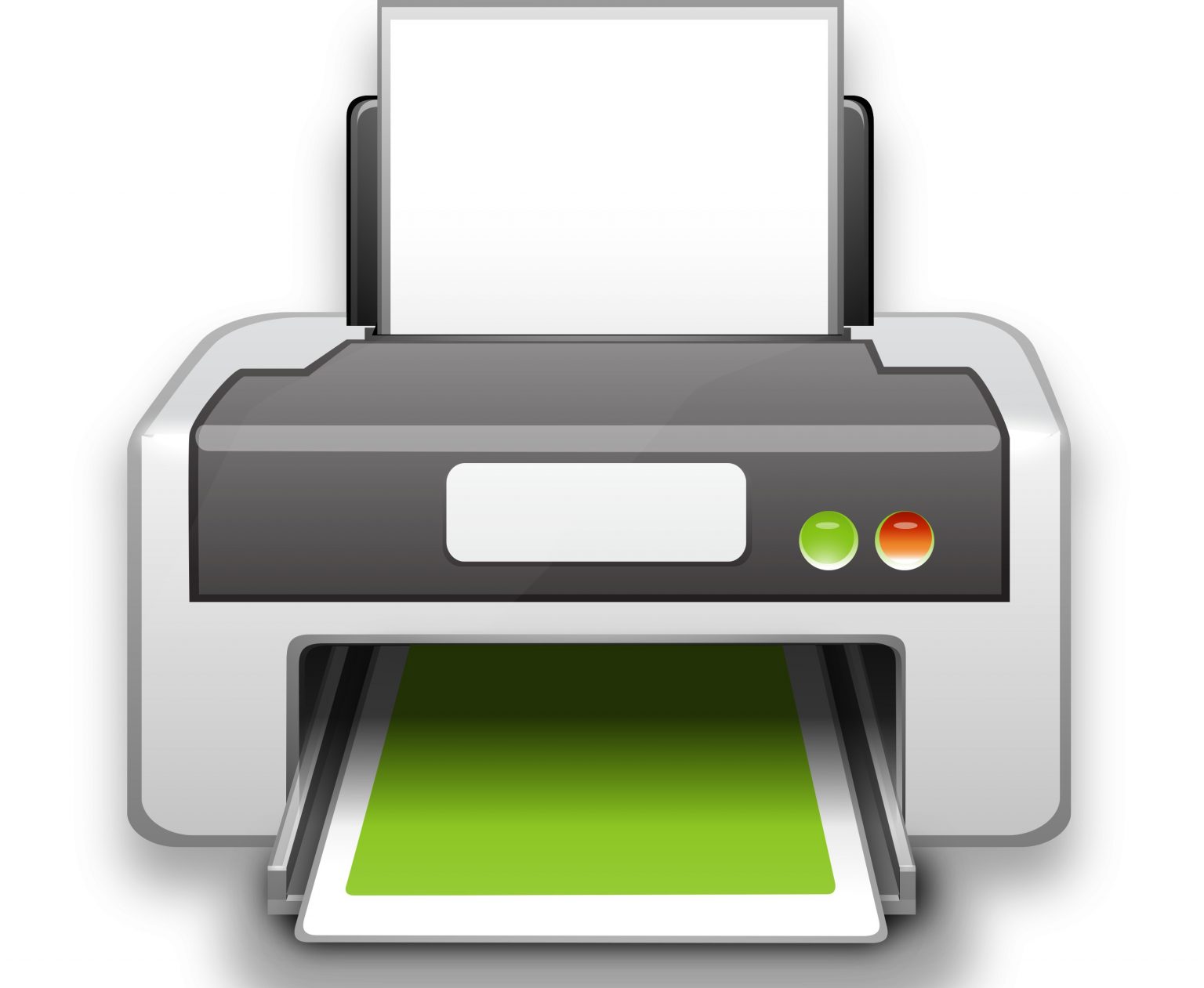 Print search. Стилизованный принтер. printing symbols.
