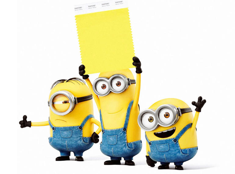 minion yellow Pantone