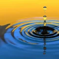 colorized water ripples