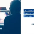 person on a computer in front of a bright window - Inspirational Workday Quotes