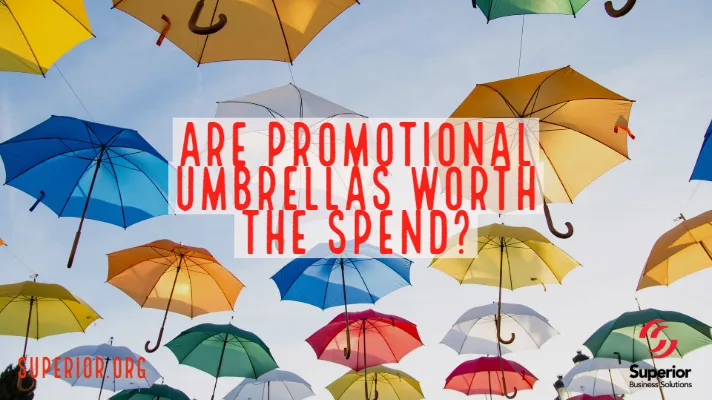 Floating Colorful Umbrellas - Are Custom Promotional Umbrellas Worth the Marketing Spend?