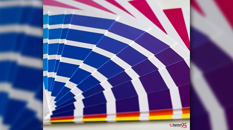 Color swatch book for designers and printers