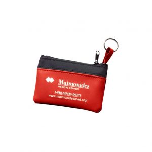 custom change purse for promotional marketing in financial industries 