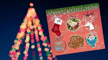 Custom Holiday Ornaments Work Year After Year to Help Build Your Business