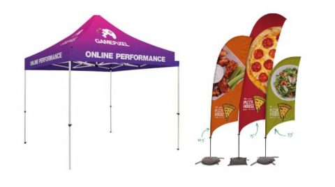 Custom Tents & Razor Sail Signs to Keep Your Critical Business OPEN During COVID-19