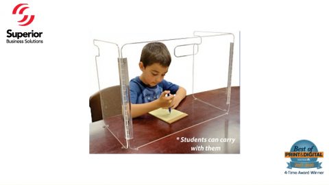 Portable Sneeze Guards Help Keep Students SAFE in School!