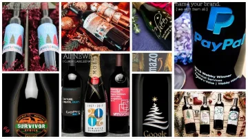 Custom Labeled Fine Wines, Artisan Foods & Etched Bottles Tastefully Deliver Your Logo