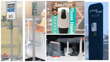 DON’T MISS THIS SALE on Hand Sanitizer Stations & Protective Counter Barriers!