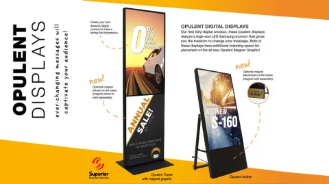 Captivate Prospective Customers with Opulent Digital Displays