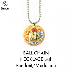 BALL CHAIN NECKLACE with Pendant_Medallion