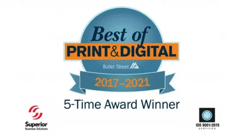 Superior Business Solutions Earns Fifth Consecutive Best of Print & Digital Award