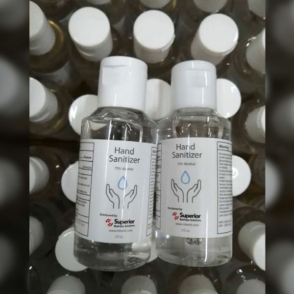 2oz Hand Sanitizer Bottles - Sold in Bulk