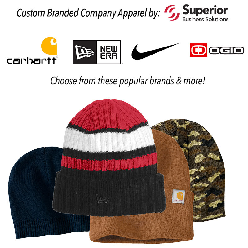 Custom Embroidered Knit Hats from Top Brands
