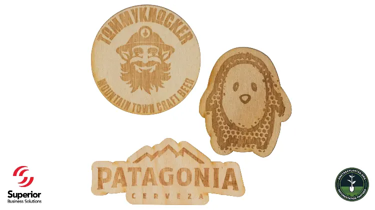 Wooden Stickers…New Promotional Item Trend Alert!